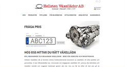 Desktop Screenshot of hellstenvaxellador.se