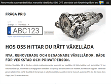 Tablet Screenshot of hellstenvaxellador.se